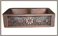kitchen copper sinks